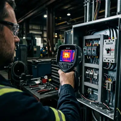 Inspección termográfica de tablero eléctrico